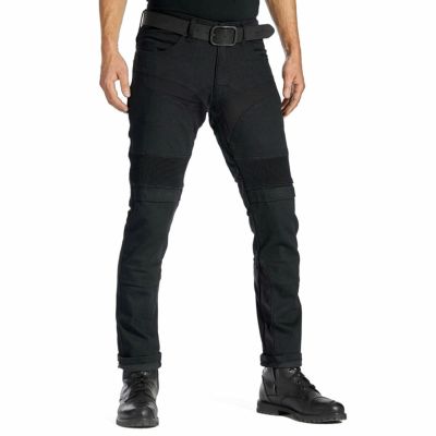 PANDO MOTO｜カールド スリム ブラック｜デニム