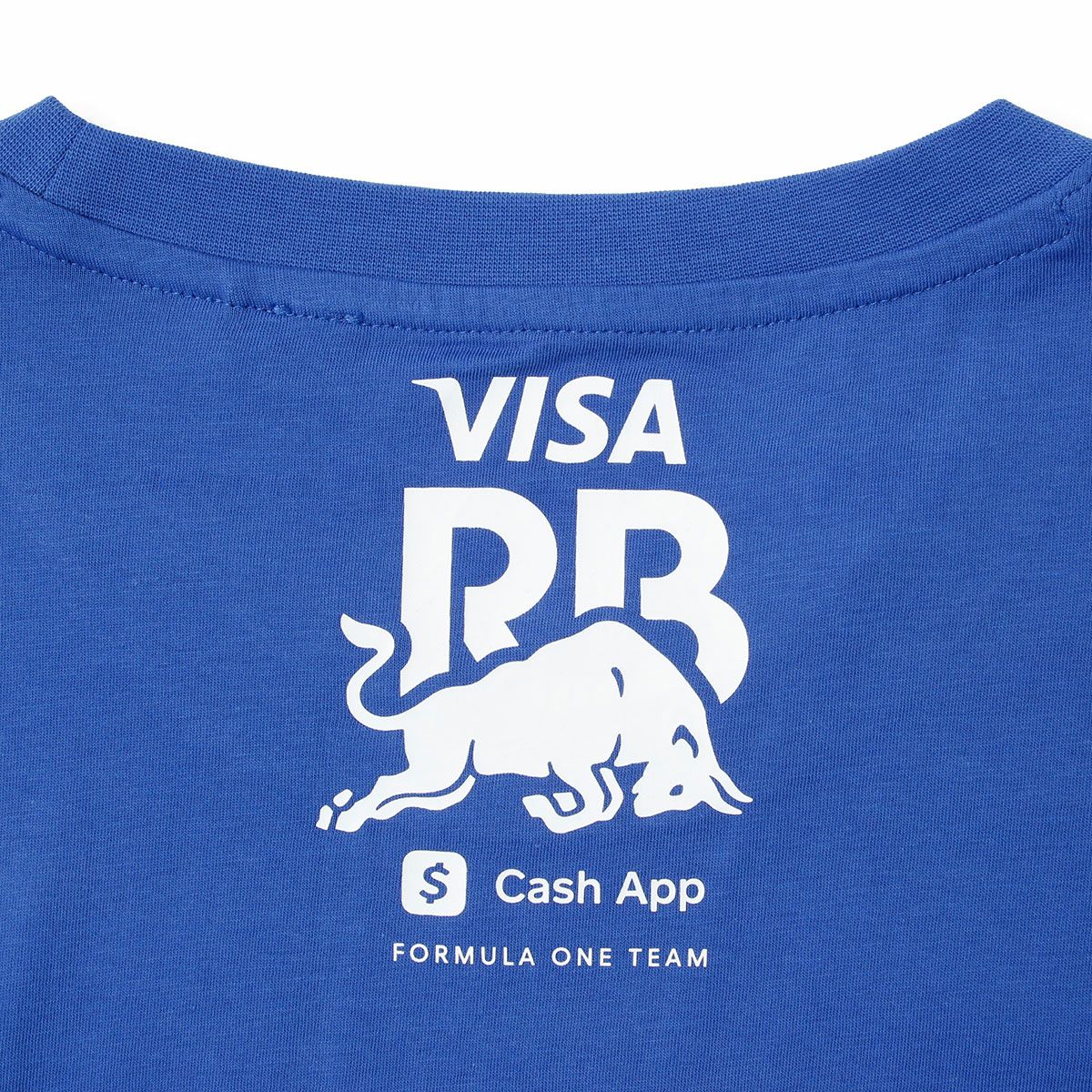 Racing Bulls｜VISA CASH APP RB F1 チーム ロゴ ファン Tシャツ｜ブルー