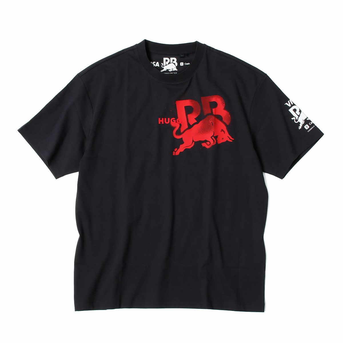 Racing Bulls｜VISA CASH APP RB F1 チーム コントラスト Tシャツ｜ブラック