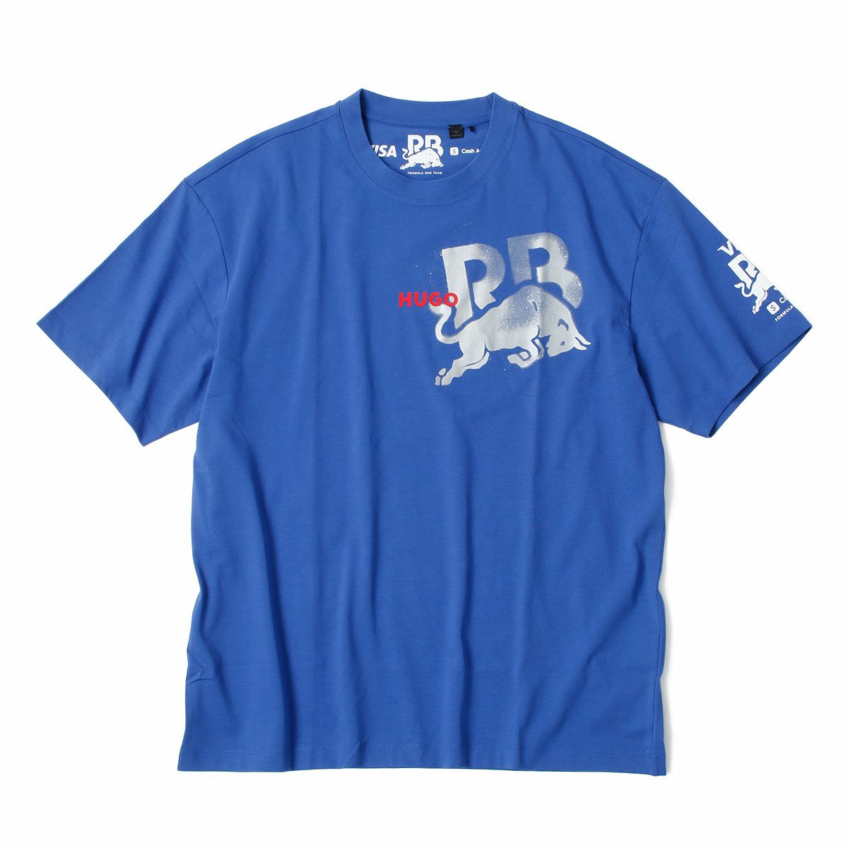 Racing Bulls｜VISA CASH APP RB F1 チーム コントラスト Tシャツ｜ネイビー