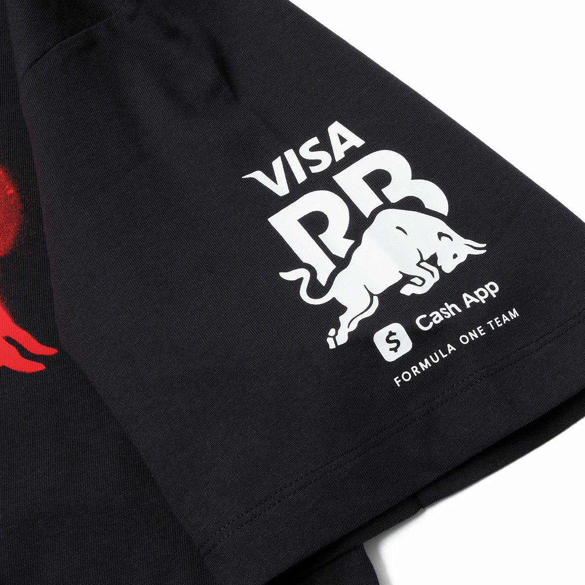 Racing Bulls｜VISA CASH APP RB F1 チーム コントラスト Tシャツ｜ブラック