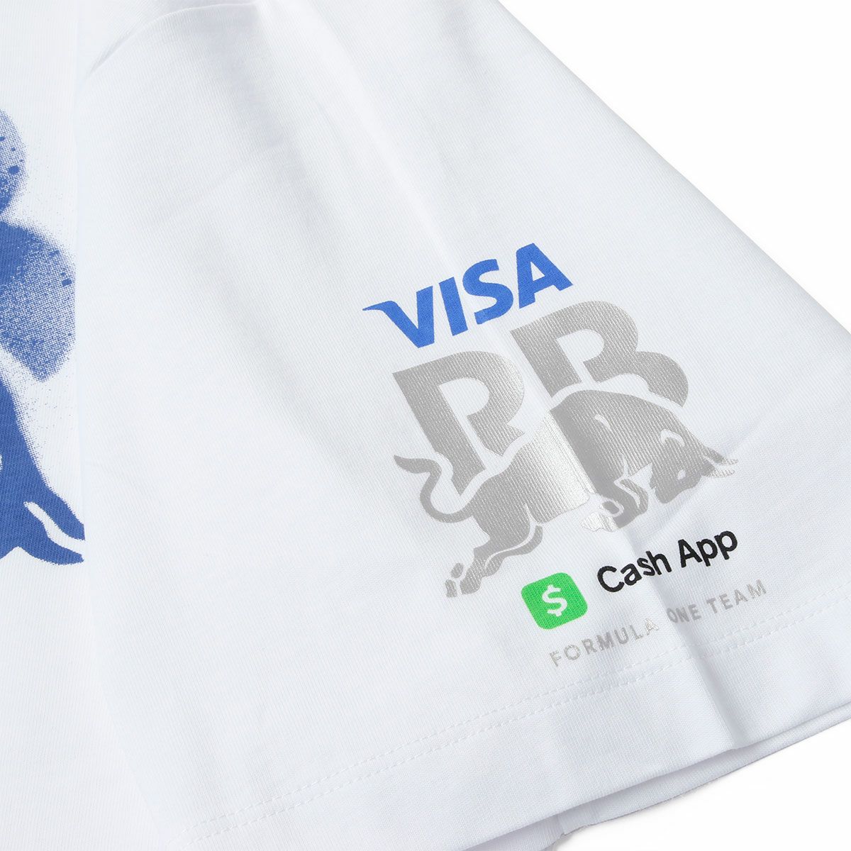 Racing Bulls｜VISA CASH APP RB F1 チーム コントラスト Tシャツ｜ホワイト