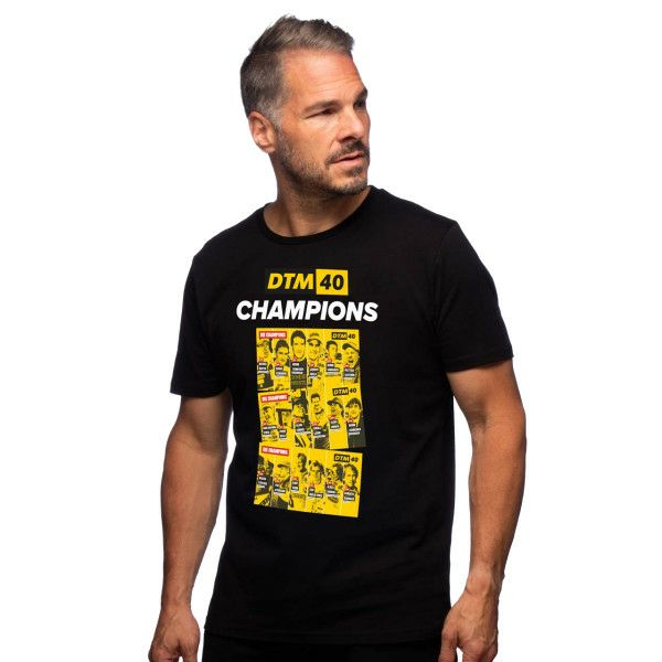 DTM｜DTM 40周年記念 歴代チャンピオンドライバー Tシャツ｜ブラック