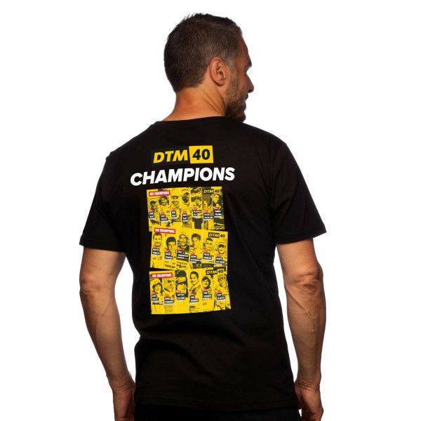DTM｜DTM 40周年記念 歴代チャンピオンドライバー Tシャツ｜ブラック
