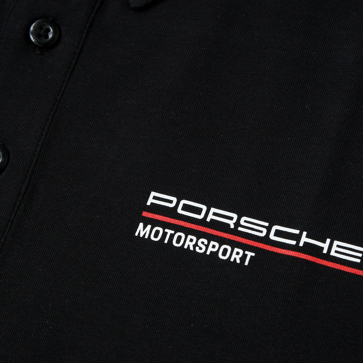 PORSCHE｜ポルシェ FW ポロシャツ｜ブラック