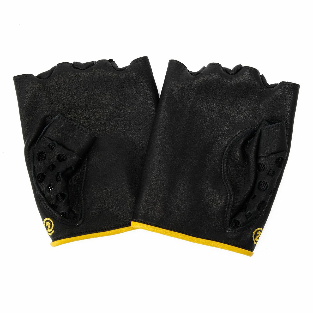 SHINICHIRO ARAKAWA｜グローブ D+MM ST｜ハーフ｜ブラック×ブラック×イエロー