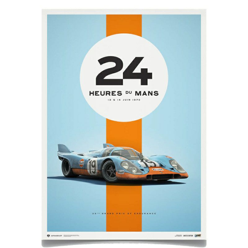 ルマン24時間 1996年ポルシェ・911GT1ポスター ポルシェ 917 24h