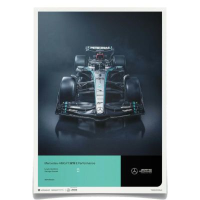 メルセデス AMG Petronas F1チーム ルイス・ハミルトン 2024 イギリスGP グラフィカルポスター |  モトーリモーダ公式オンラインショップ