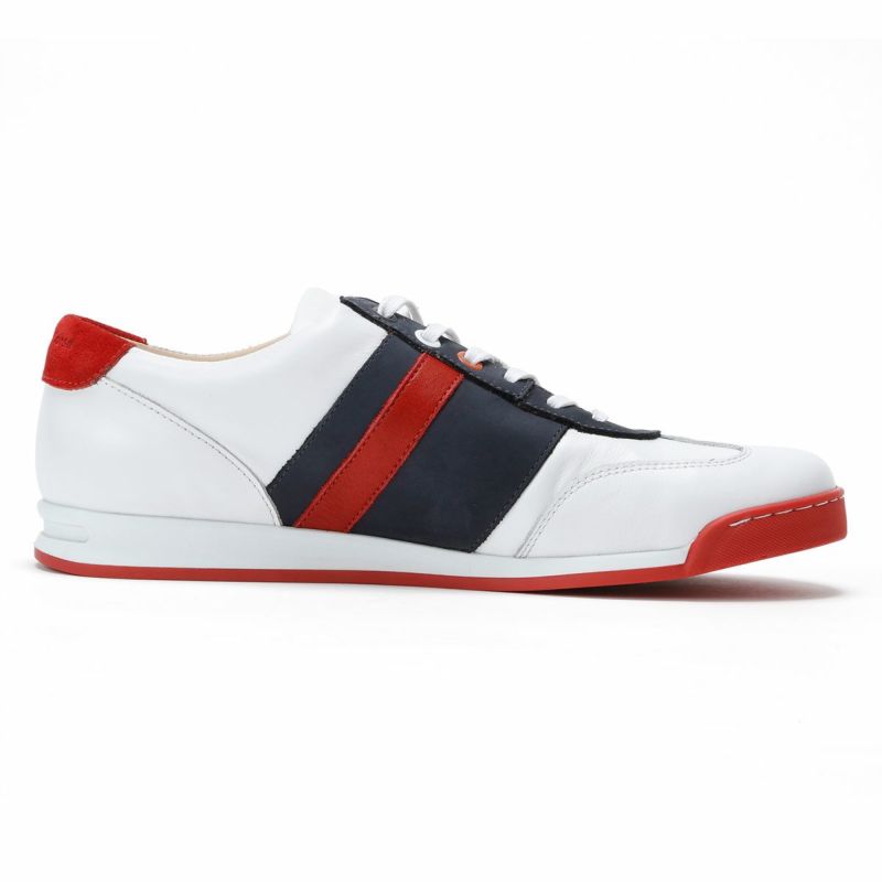 Linea di Corsa｜ハラマ ビアンコ｜スニーカー｜ホワイト×ブルー×レッド
