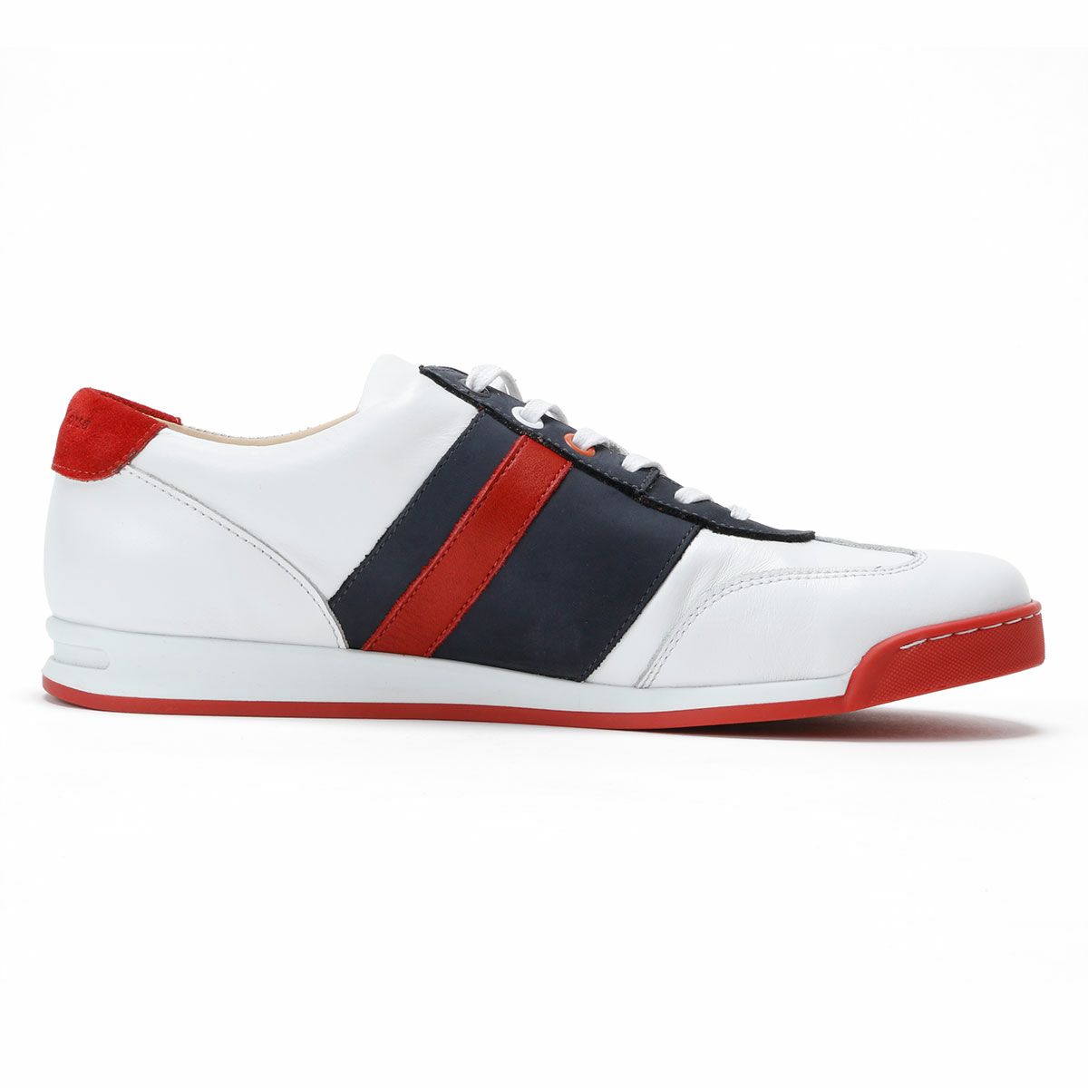 Linea di Corsa｜ハラマ ビアンコ｜スニーカー｜ホワイト×ブルー×レッド