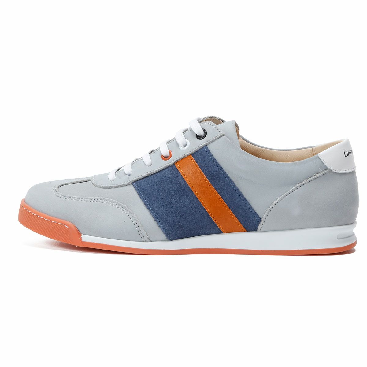 Linea di Corsa｜ハラマ アラスカ｜スニーカー｜ライトブルー×オレンジ