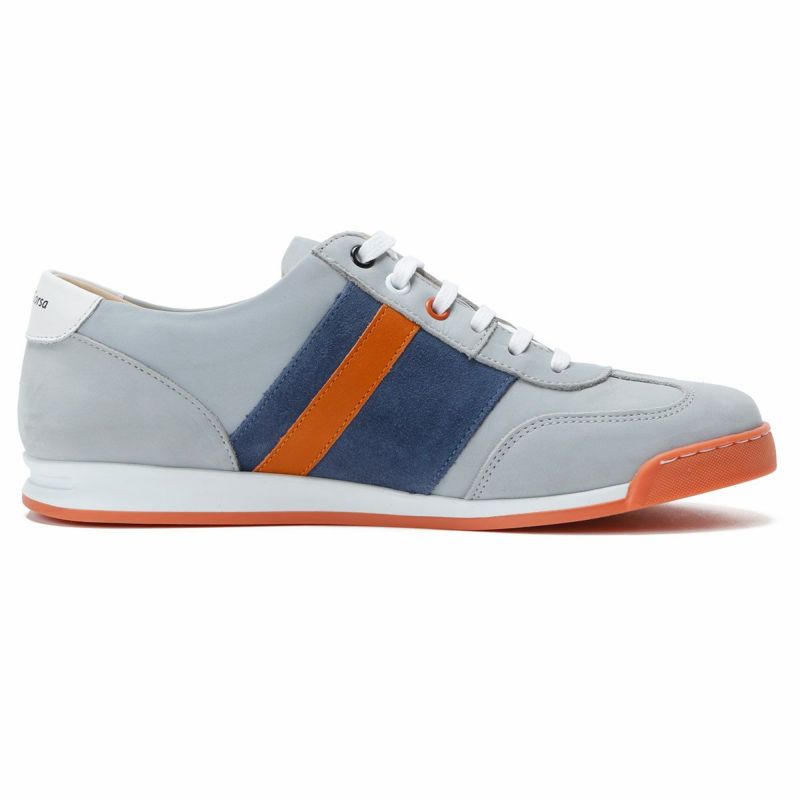 Linea di Corsa｜ハラマ アラスカ｜スニーカー｜ライトブルー×オレンジ