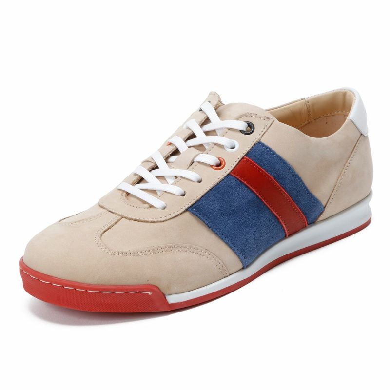 Linea di Corsa｜ハラマ クルード レッド｜スニーカー｜クリーム×レッド