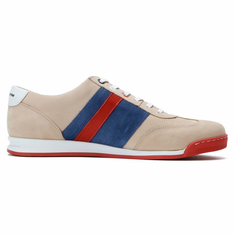 Linea di Corsa｜ハラマ クルード レッド｜スニーカー｜クリーム×レッド