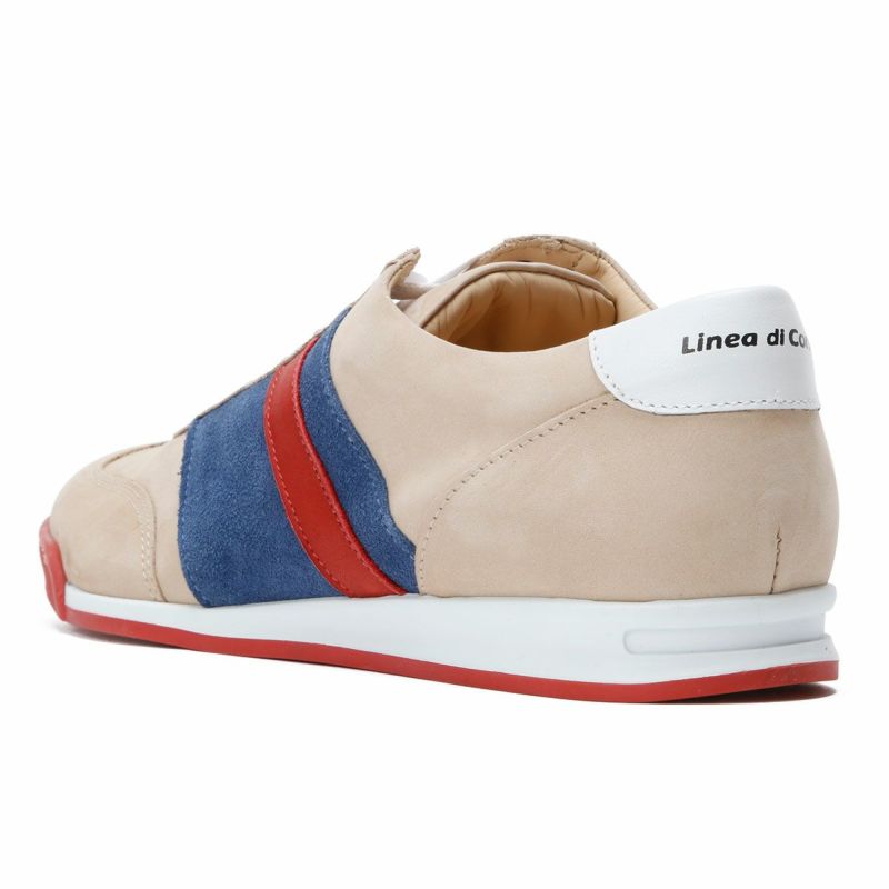Linea di Corsa｜ハラマ クルード レッド｜スニーカー｜クリーム×レッド