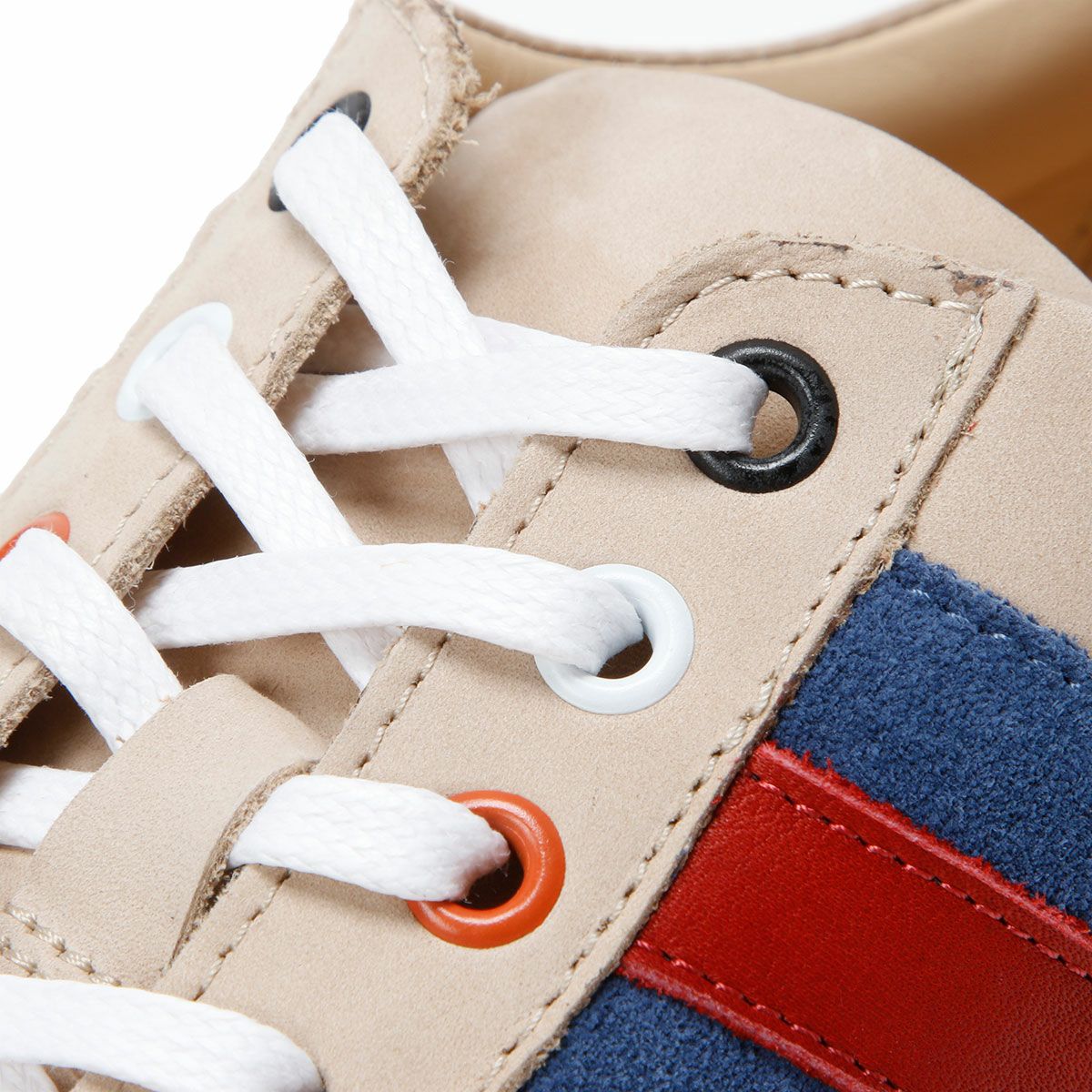 Linea di Corsa｜ハラマ クルード レッド｜スニーカー｜クリーム×レッド