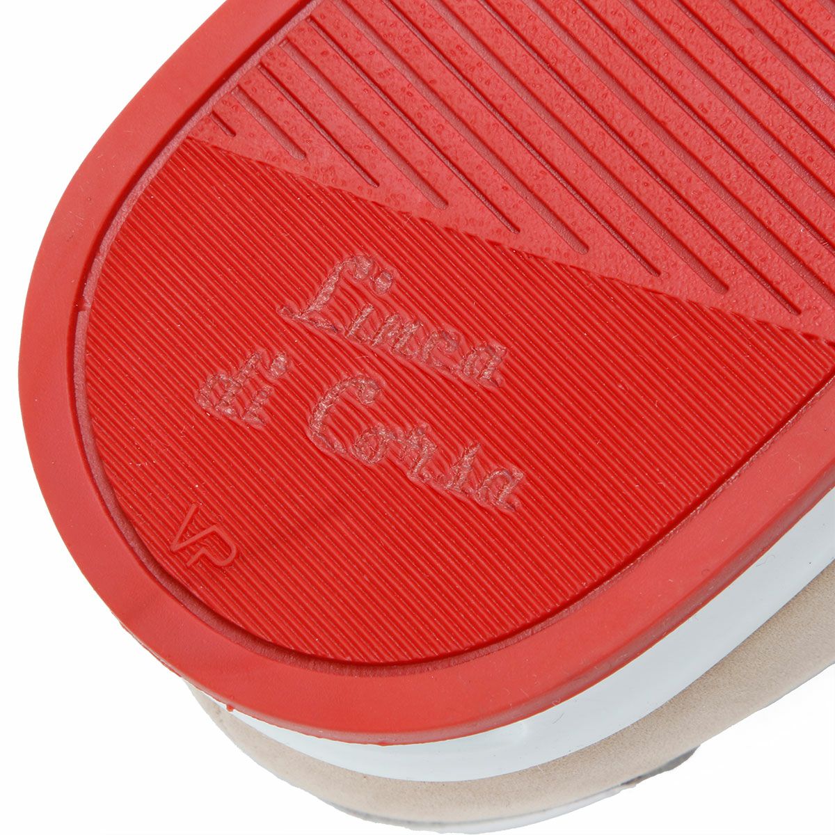 Linea di Corsa｜ハラマ クルード レッド｜スニーカー｜クリーム×レッド