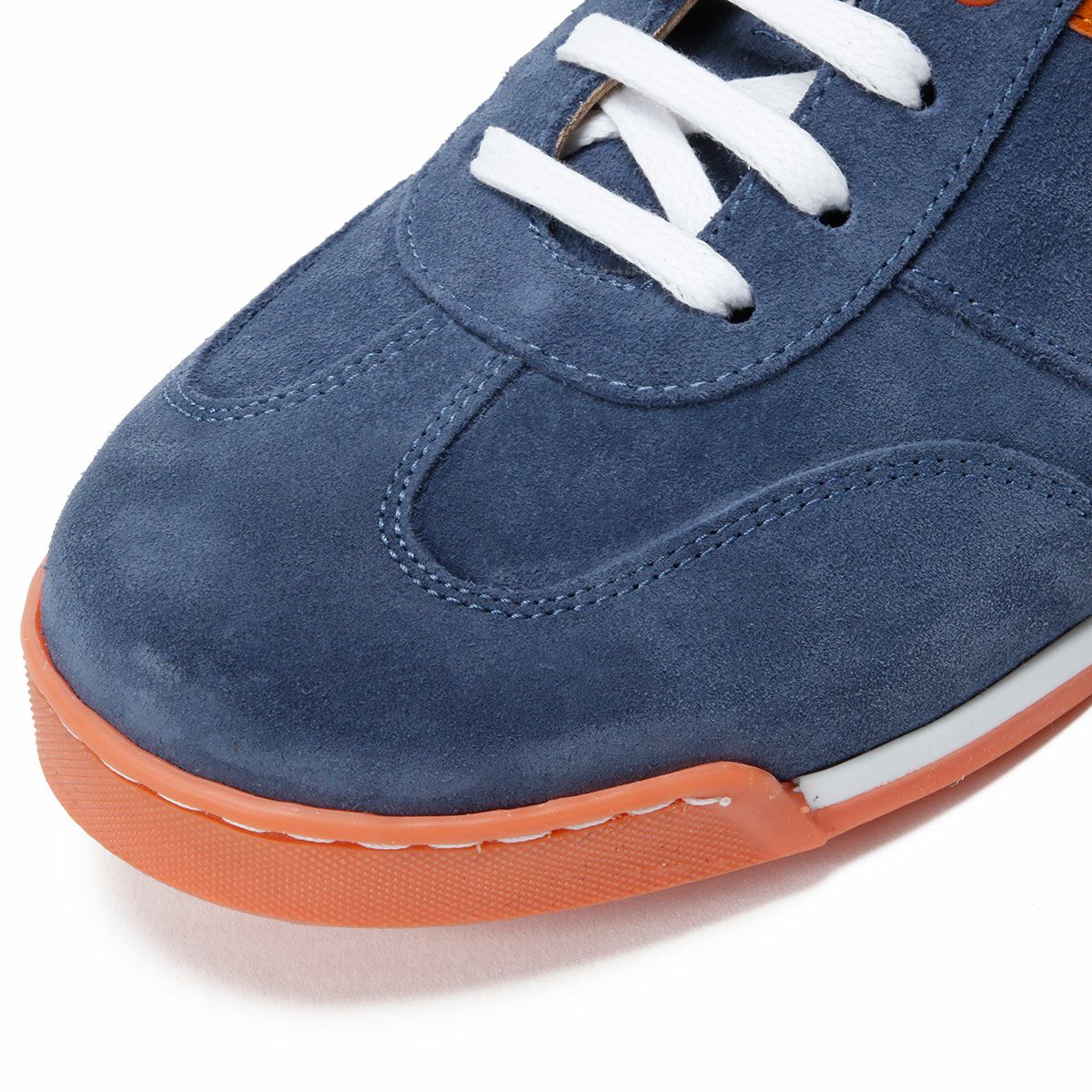 Linea di Corsa｜ハラマ｜スニーカー｜ネイビー×オレンジ