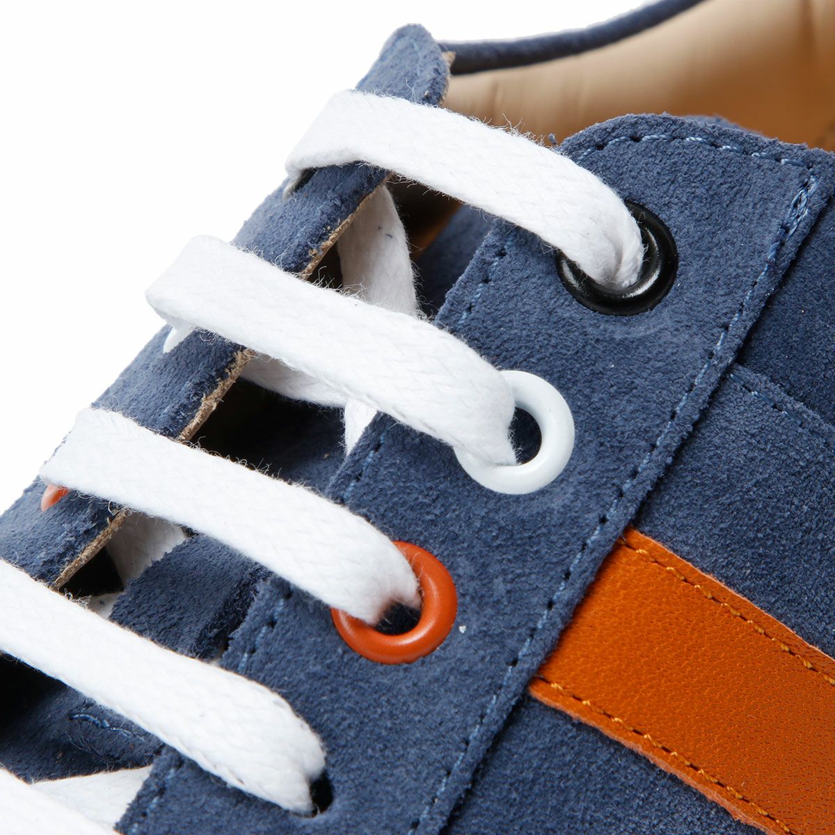 Linea di Corsa｜ハラマ｜スニーカー｜ネイビー×オレンジ