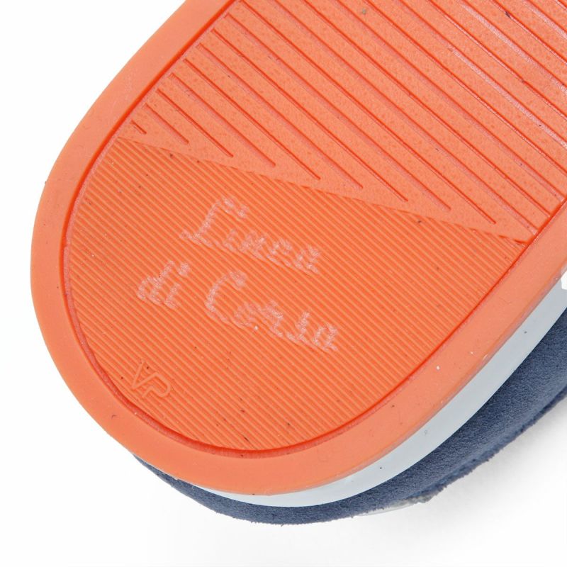 Linea di Corsa｜ハラマ｜スニーカー｜ネイビー×オレンジ