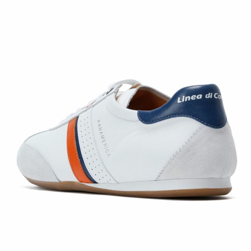 Linea di Corsa｜パナメリカ コルサ｜スニーカー｜ホワイト×オレンジ