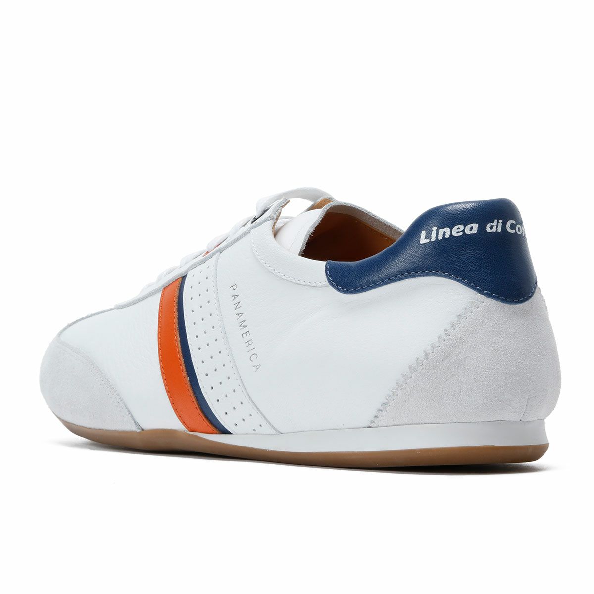 Linea di Corsa｜パナメリカ コルサ｜スニーカー｜ホワイト×オレンジ
