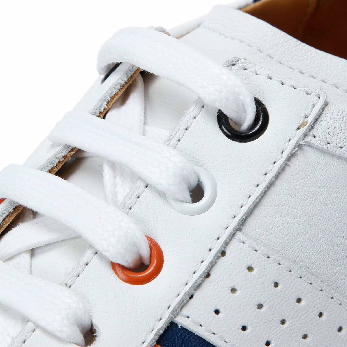 Linea di Corsa｜パナメリカ コルサ｜スニーカー｜ホワイト×オレンジ