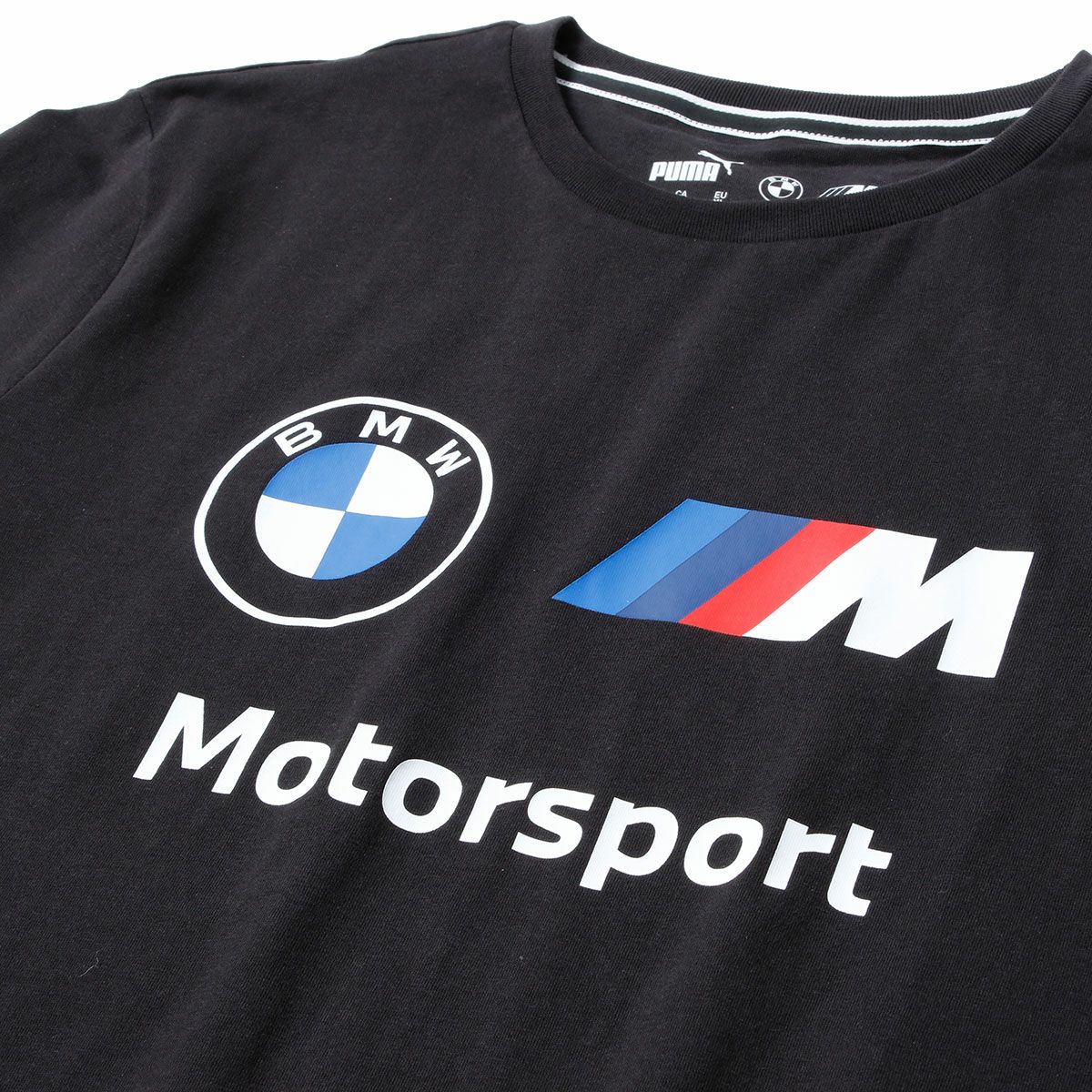 BMW PUMA｜BMW MMS ESS ロゴ Tシャツ｜ブラック