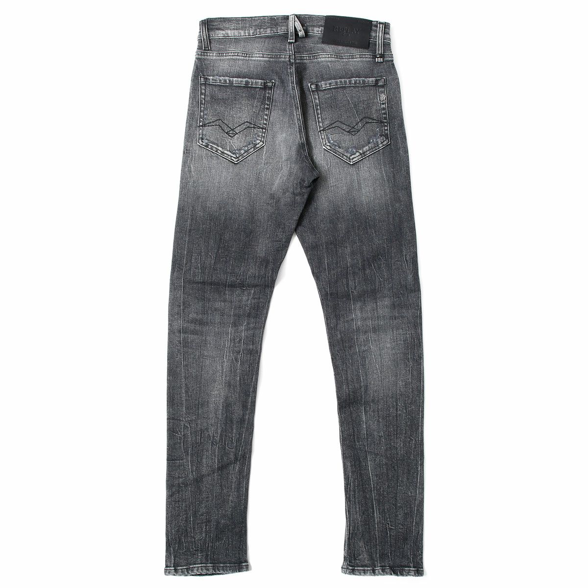 Replay｜ミッキム テーパード フィット ジーンズ グレー｜デニム｜ミディアムグレー