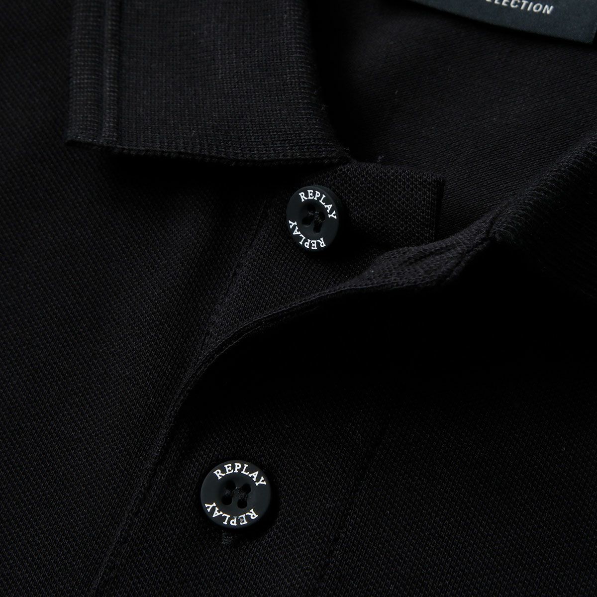 Replay｜タイガーグラフィック ポロシャツ｜ブラック