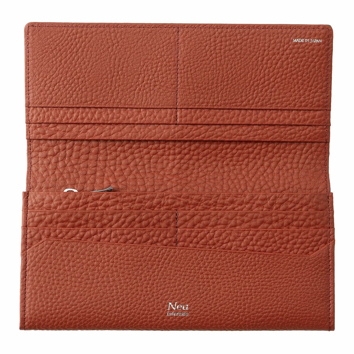 neuinteresse｜クチーレ ササマチ長財布｜ブラック×レッド