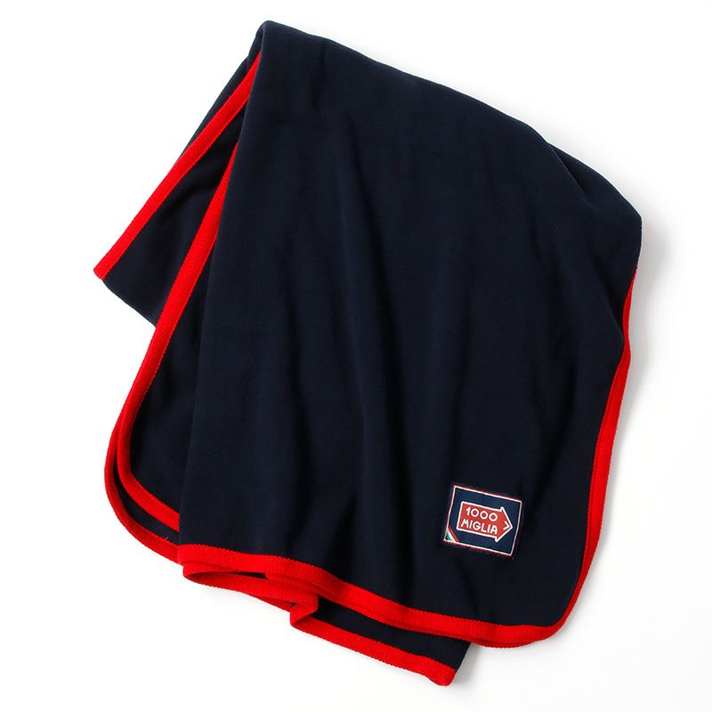 Mille Miglia｜ミッレ・ミリア パッチ ブランケット｜その他雑貨｜ネイビー