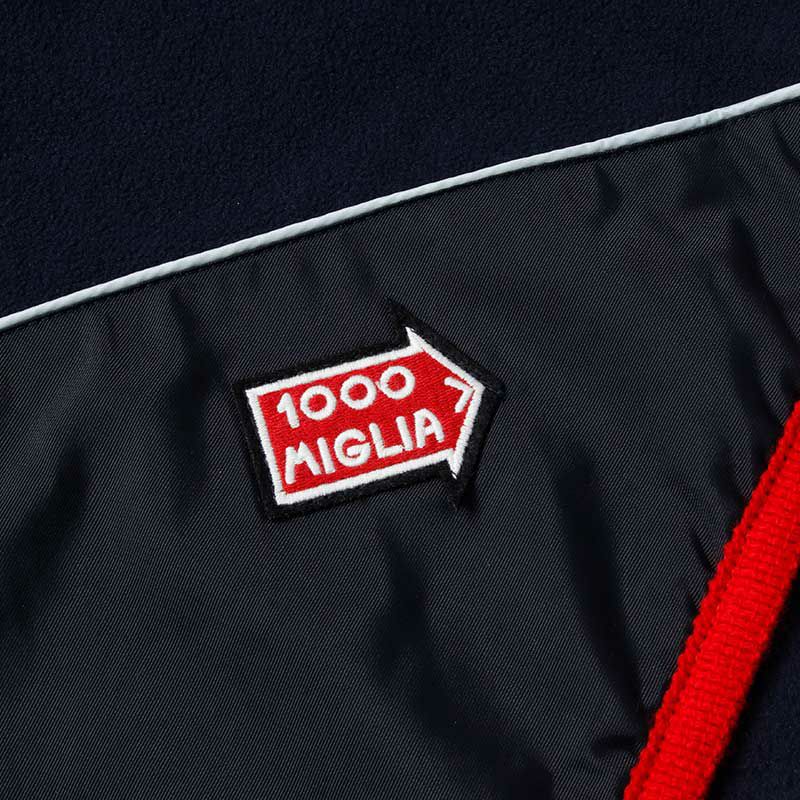 Mille Miglia｜ミッレ・ミリア パッチ ブランケット｜その他雑貨｜ネイビー