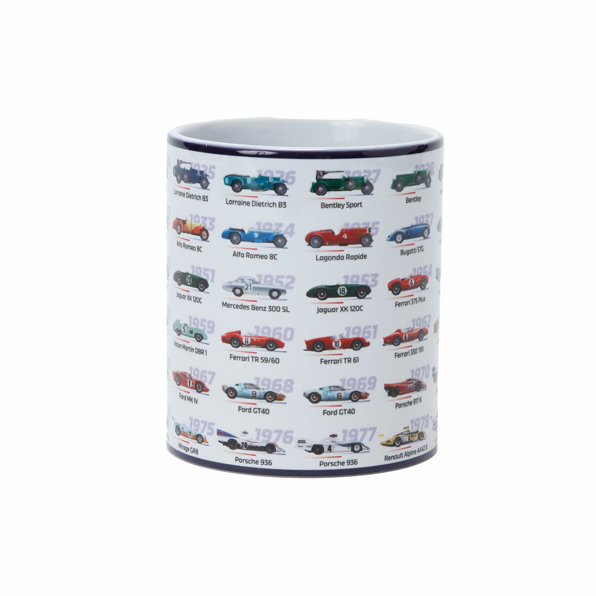 Le Mans 24h｜ル・マン 24H 2024 歴代 ウィナー マグカップ セット｜その他雑貨｜ホワイト×ネイビー