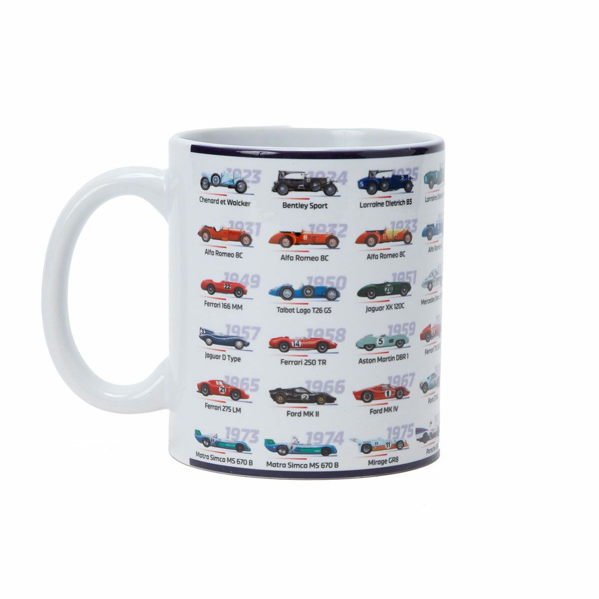 Le Mans 24h｜ル・マン 24H 2024 歴代 ウィナー マグカップ セット｜その他雑貨｜ホワイト×ネイビー