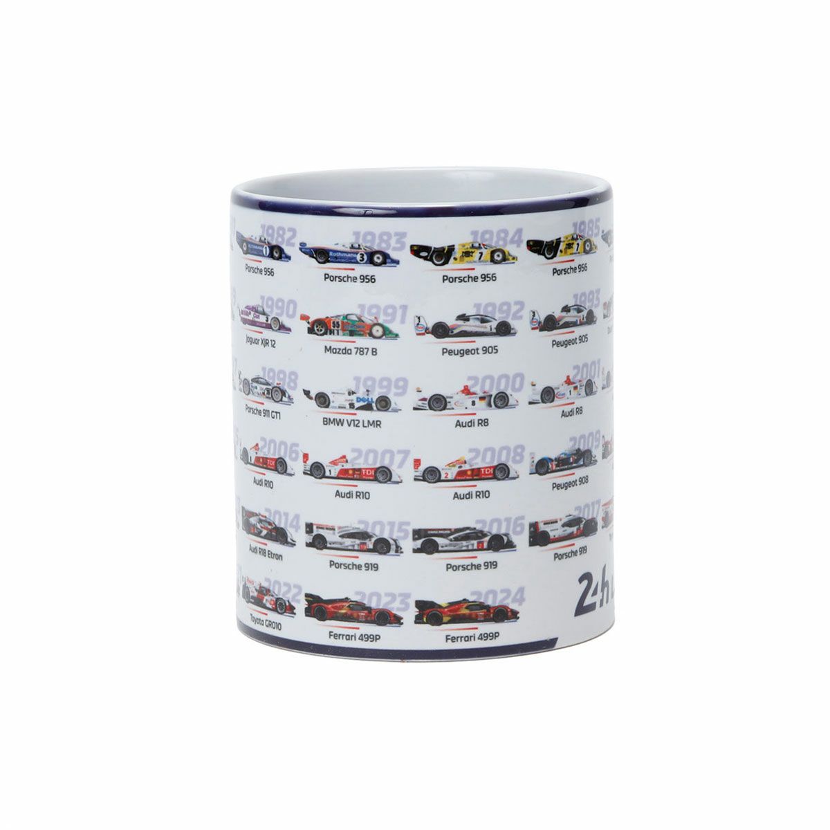 Le Mans 24h｜ル・マン 24H 2024 歴代 ウィナー マグカップ セット｜その他雑貨｜ホワイト×ネイビー