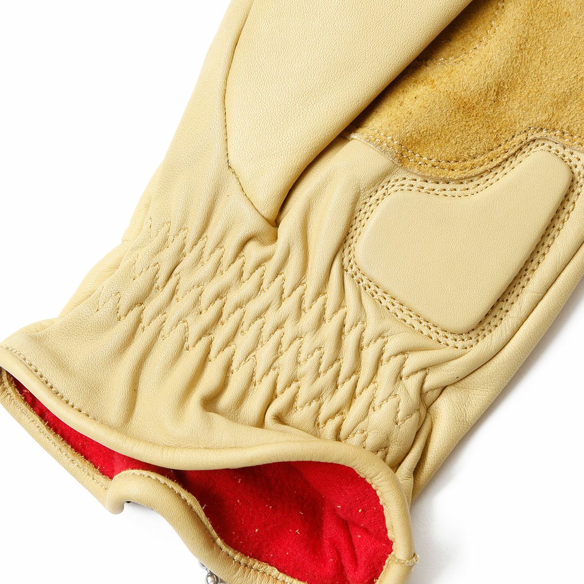 Goldtop｜クルーザー ジップ レザーグローブ｜3シーズン｜タン