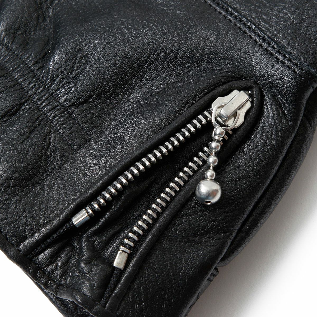 Goldtop｜フリースライン ウィンドストッパー レザーグローブ｜3シーズン｜ブラック