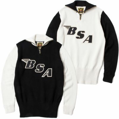 Goldtop｜ゴールドトップ X BSA 1920s スタイル クラシック モーターサイクル レーシング セーター｜ニット