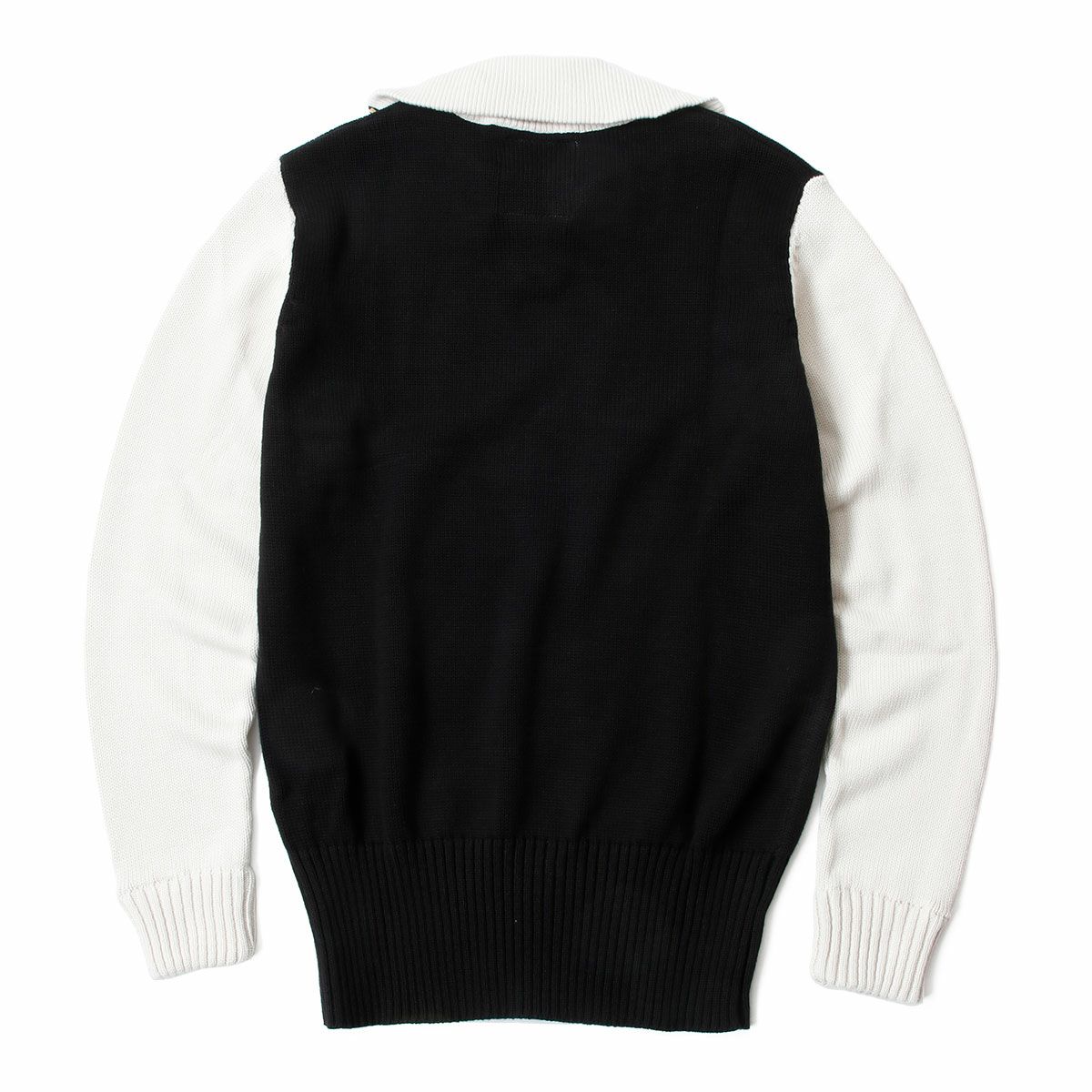 Goldtop｜ゴールドトップ X BSA 1920s スタイル クラシック モーターサイクル レーシング セーター｜ニット｜ブラック×エクリュ