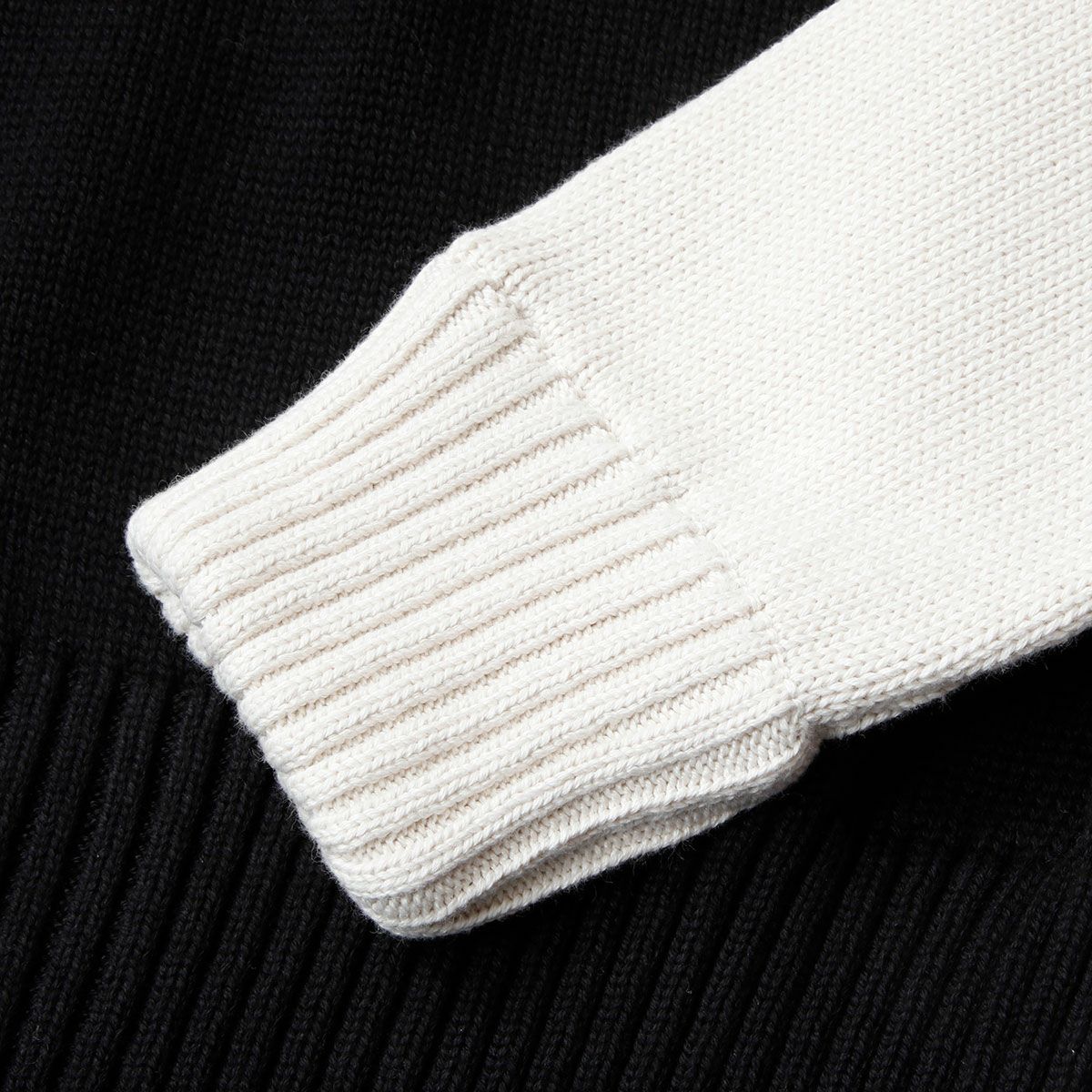 Goldtop｜ゴールドトップ X BSA 1920s スタイル クラシック モーターサイクル レーシング セーター｜ニット｜ブラック×エクリュ