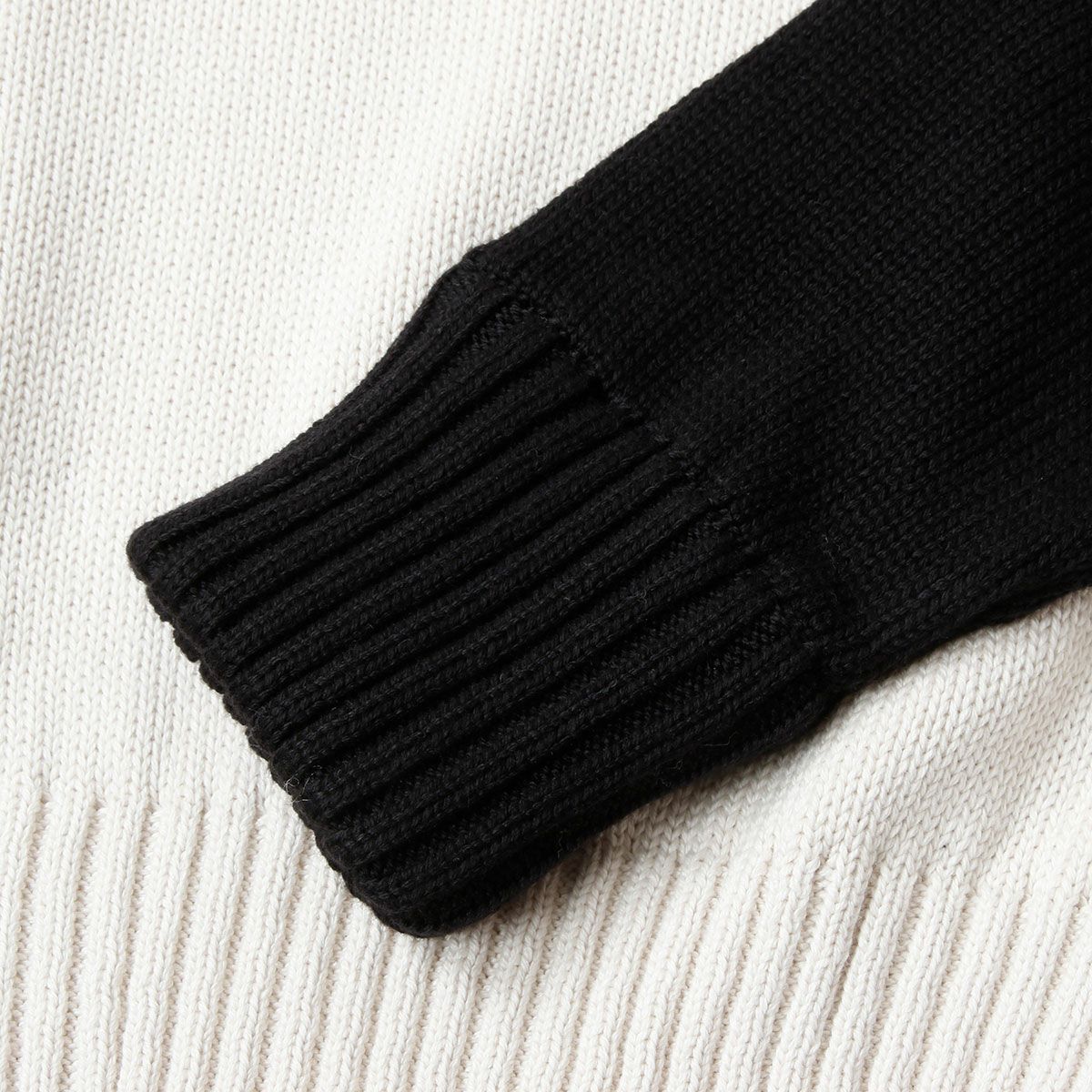 Goldtop｜ゴールドトップ X BSA 1920s スタイル クラシック モーターサイクル レーシング セーター｜ニット｜エクリュ×ブラック