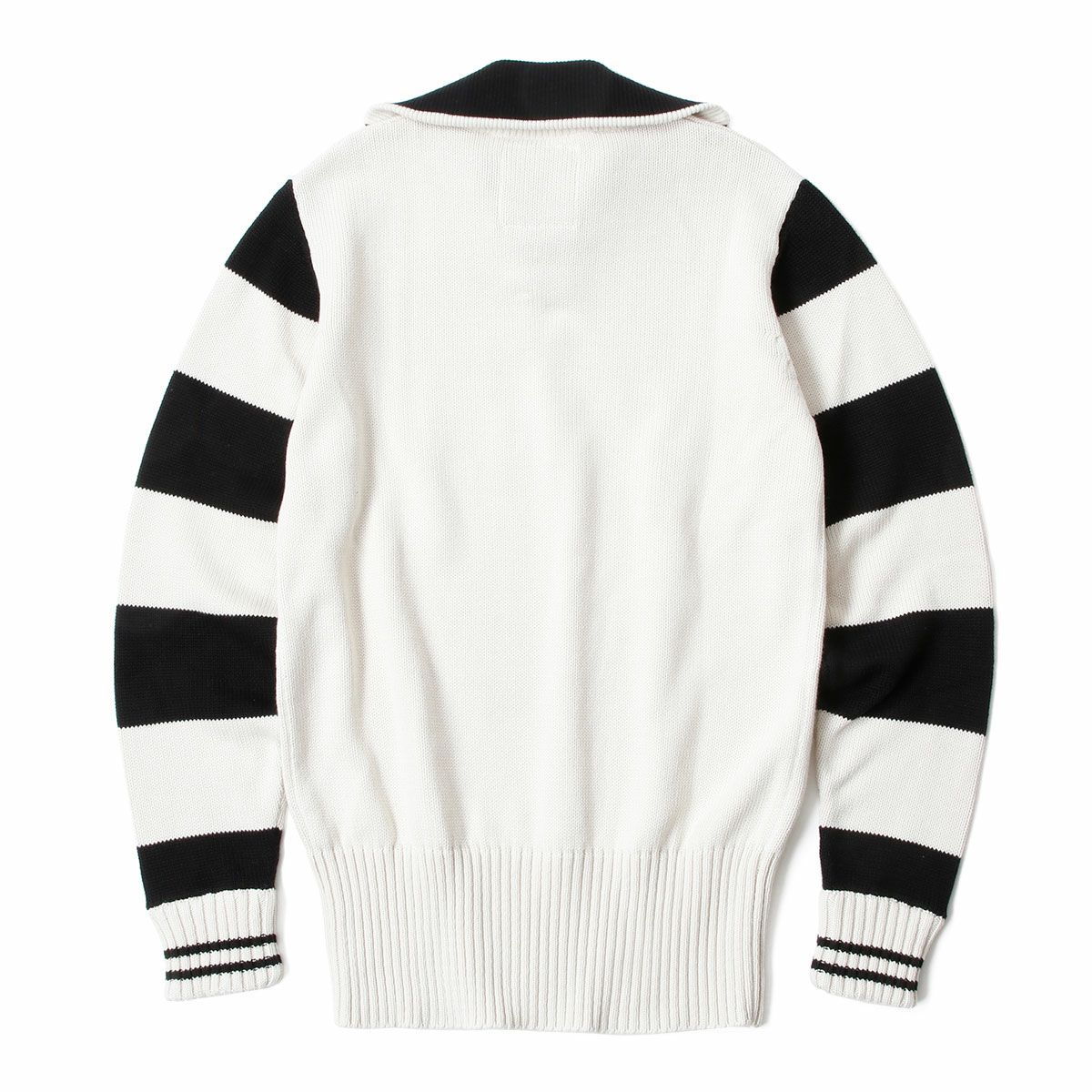 Goldtop｜1920s スタイル クラシック モーターサイクル レーシング セーター｜ニット｜エクリュ×ブラック