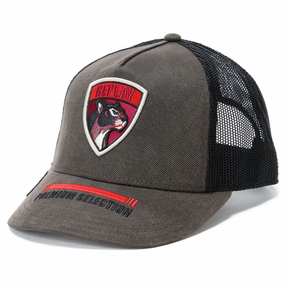 Replay｜パンサーパッチ キャップ｜帽子｜ウォッシュドブラック