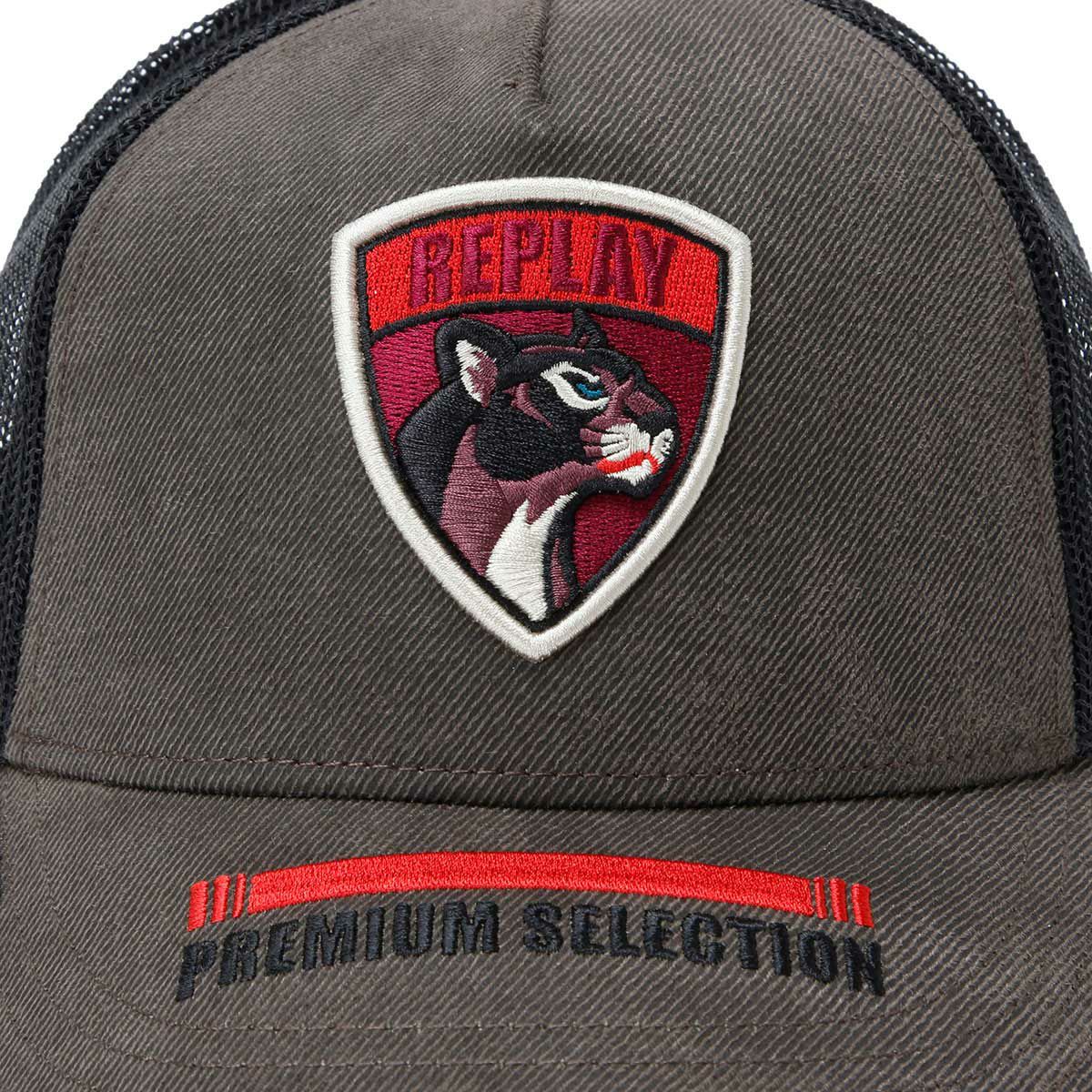 Replay｜パンサーパッチ キャップ｜帽子｜ウォッシュドブラック