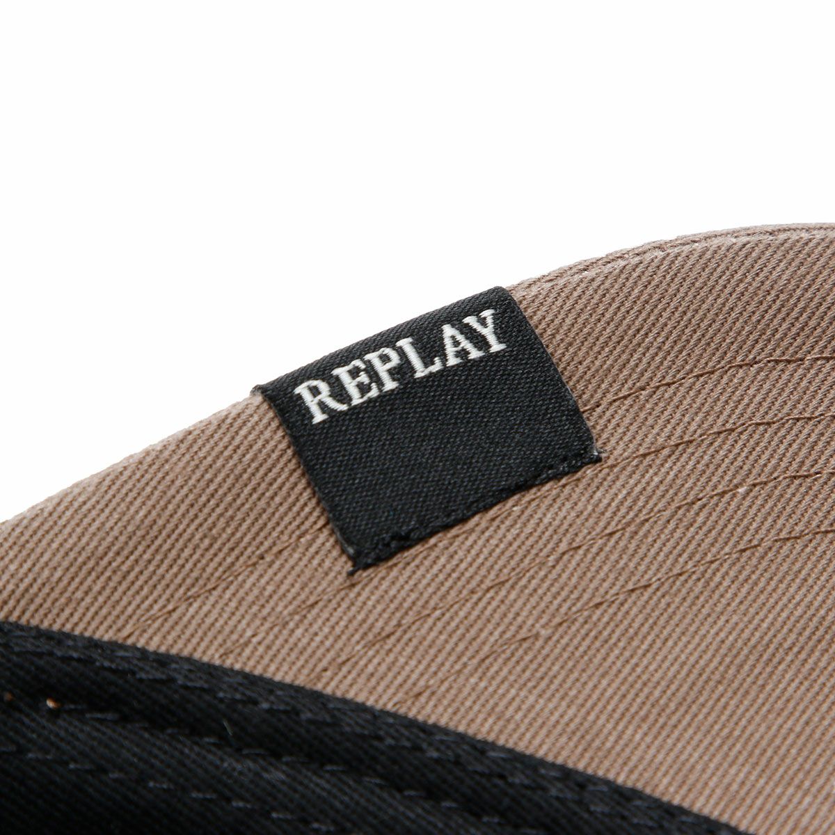 Replay｜パッチ＆プリント キャップ｜帽子｜セピアティント