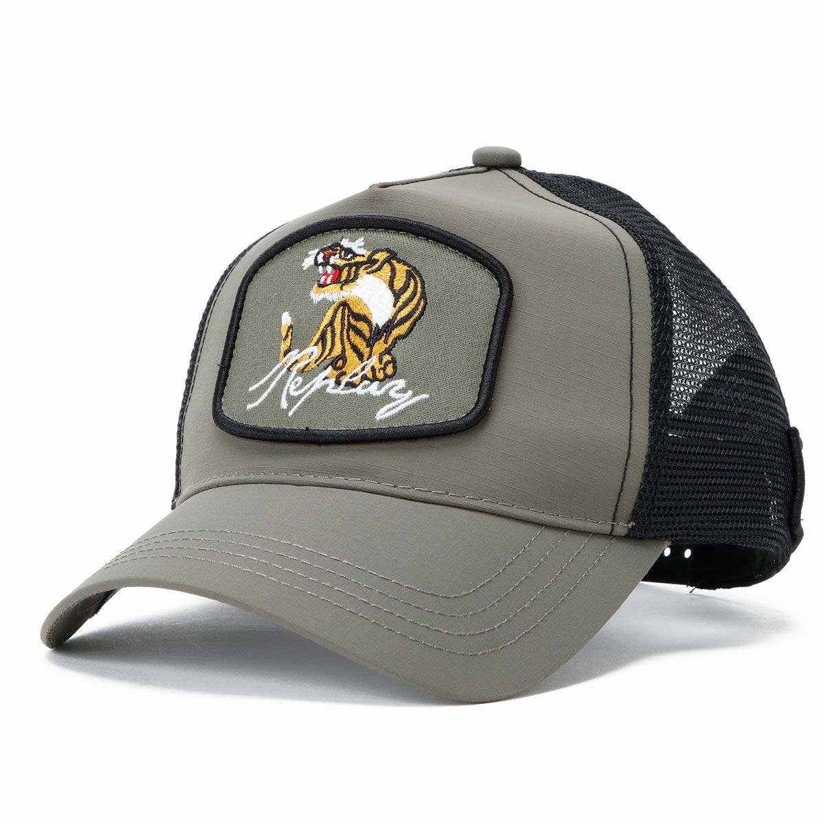 Replay｜リップストップ タイガーロゴ キャップ｜帽子