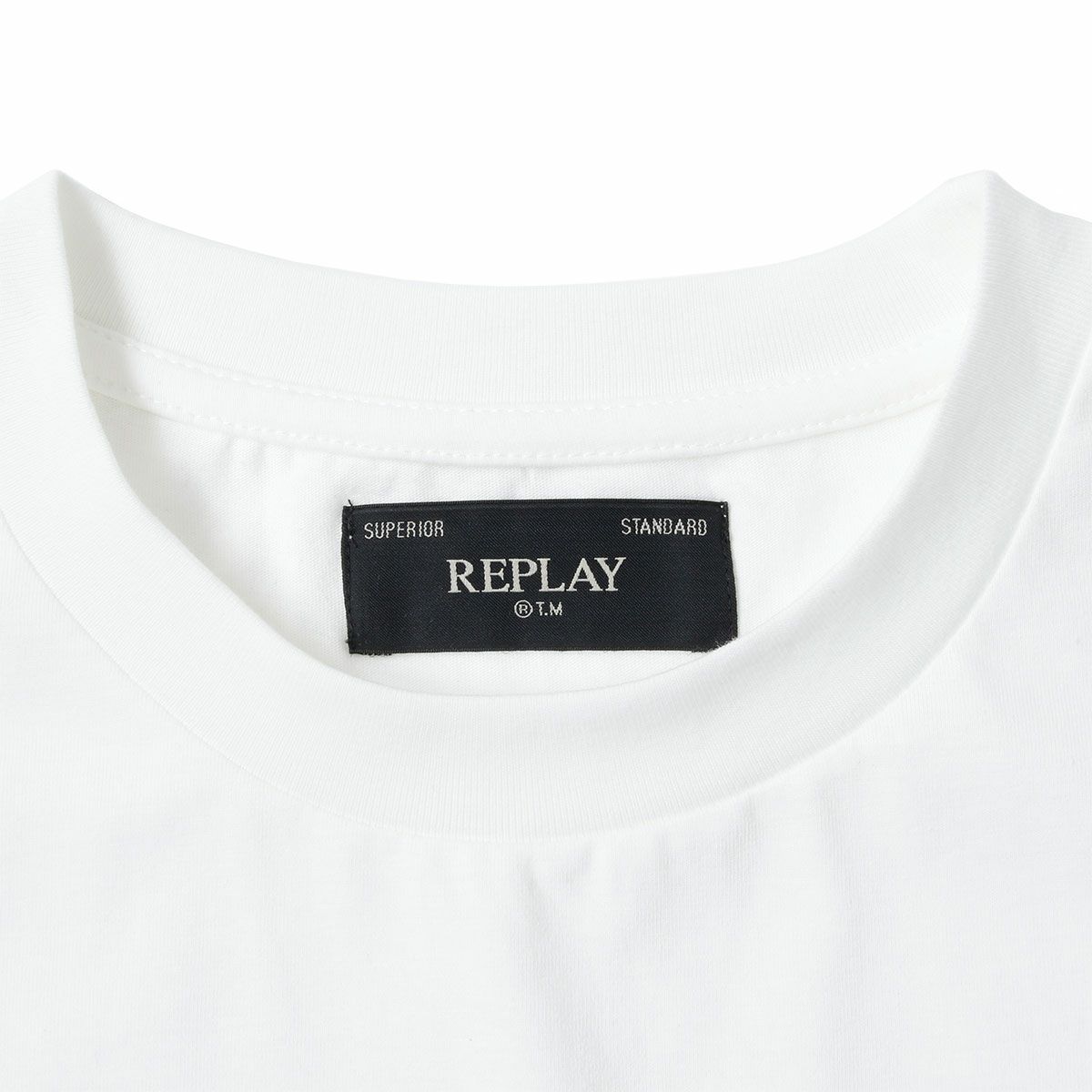 Replay｜カスタム レタリング Tシャツ｜ナチュラルホワイト