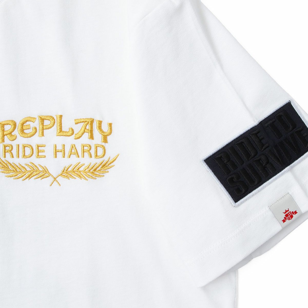 Replay｜スーパークロス ライダー グラフィック Tシャツ｜ホワイト