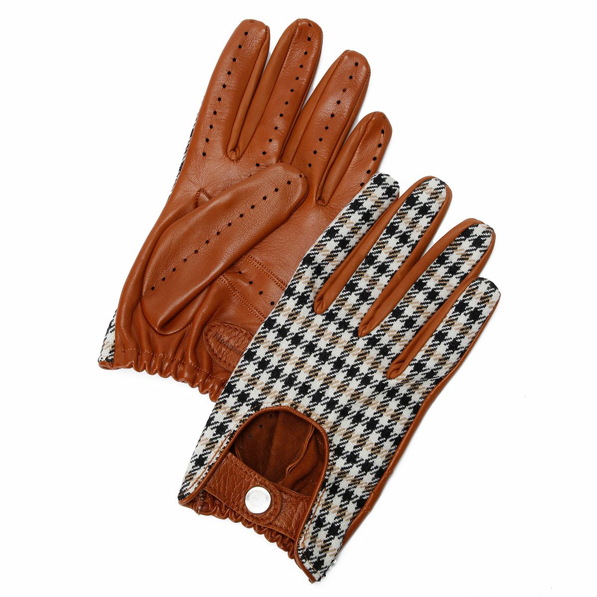 Fashion Helmet｜PEPITA レザー ドライビンググローブ｜ロング｜コニャック